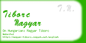 tiborc magyar business card